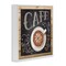 Stupell Industries Chalkboard Style Cafe Sign Framed Giclee Art